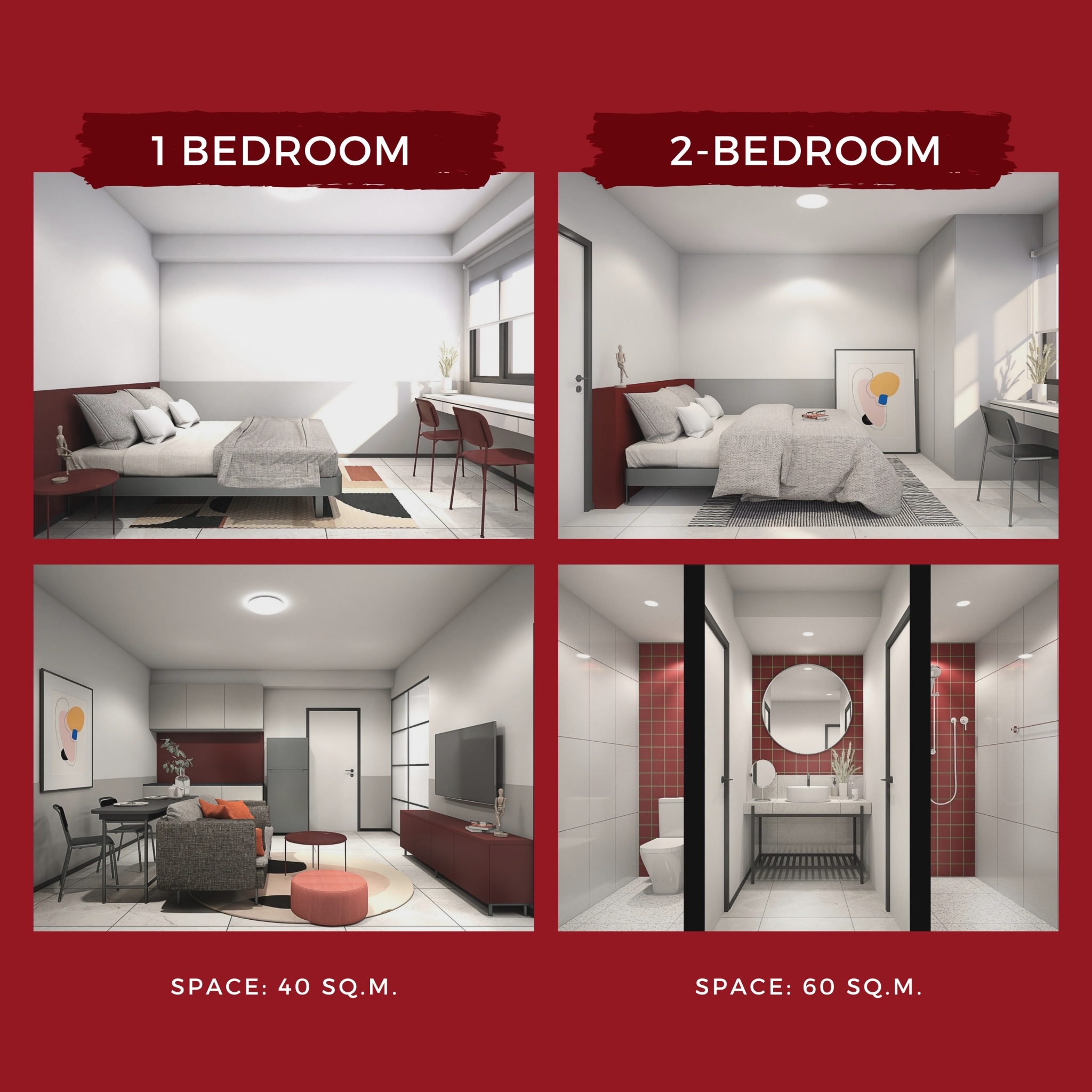 1bedroom 2bedroom 18-22residences